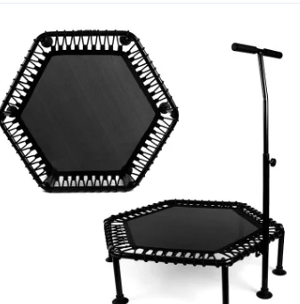 Adult Sports Fitness Armrest Sucker Bounce Bed Trampoline