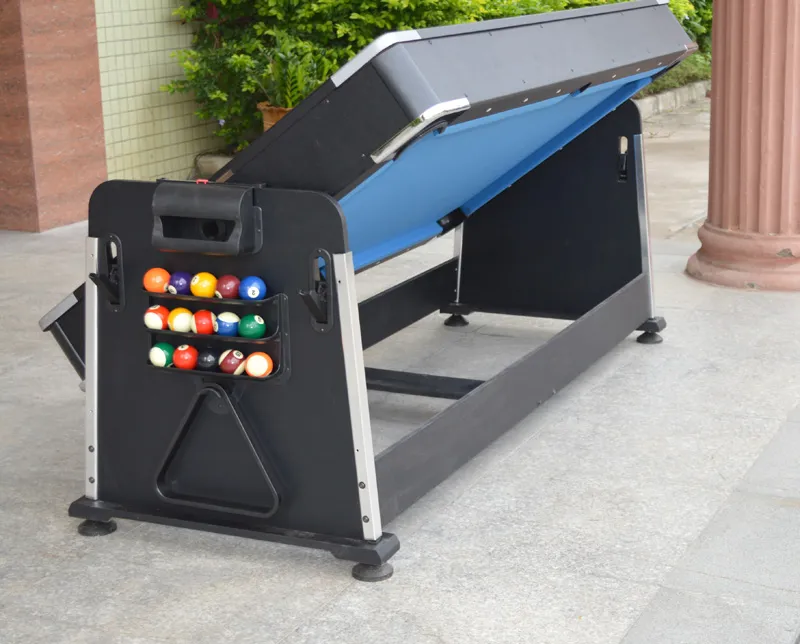 ( 4 in 1 Sprin Around Pool Table with Air Hockey Table, Tennis Table, Dining Table