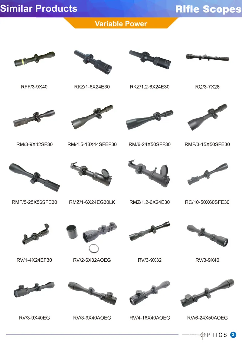 10-40X56 High Power Rifle Scope Long Range Riflescope