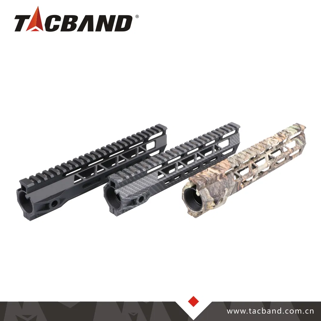 16.5inch Ar15 Extra Light Weight Slim Carbon Fibre Polymer Free Float M-Lok Handguard with Picatinny Top Rail