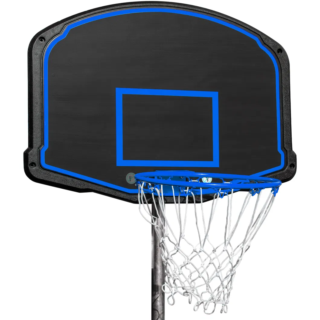 16FT Round Indoor Trampoline with Safety Enclosure Net and Basketball Hoop Easy Assembly Leisure Trampoline