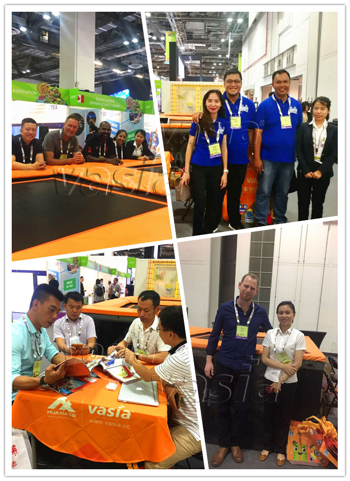 2021 Vasia Trampoline Park with Children Playground for Indoor