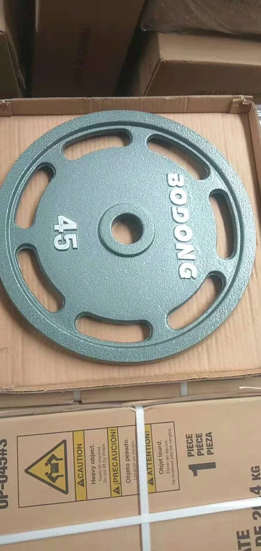 2021 Free Weight Home Fitness Cast Iron Plate with Paint in Pound