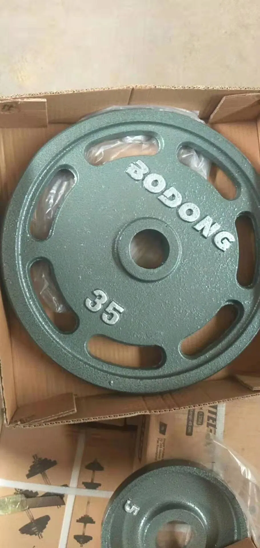 2021 Free Weight Home Fitness Cast Iron Plate with Paint in Pound