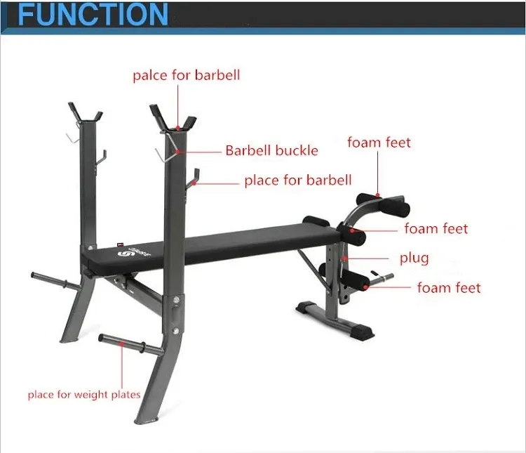 2021 Power Weight Training Exercise Muscle Crunch Sit UPS Board Extreme Performance Weight Lifting Bench