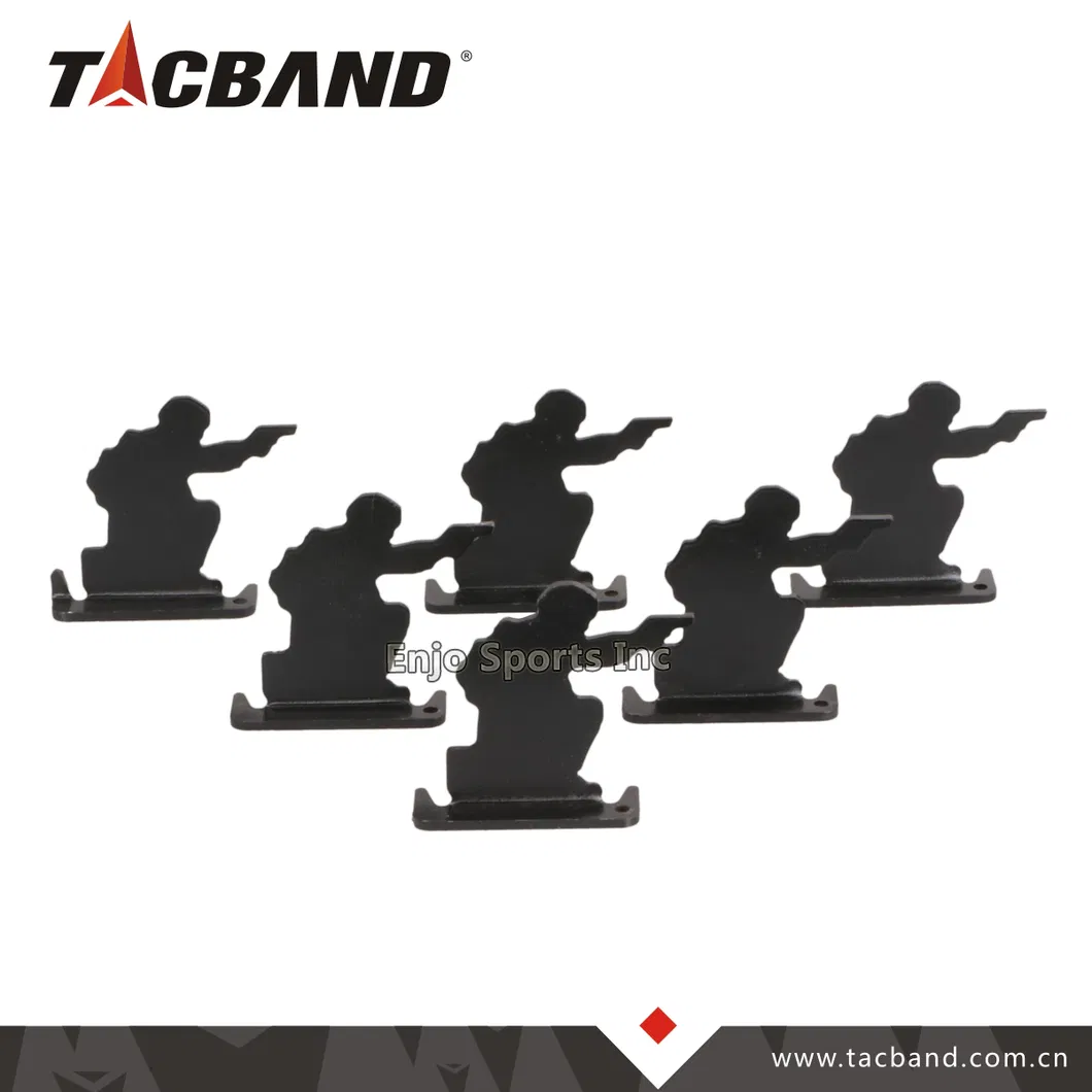 6 PCS Soldier Metal Shooting Target for 22 Air Rifle Slug Gun Bb Gun