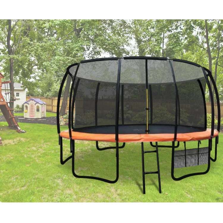 6FT 8FT Kids Indoor Trampoline Bed Jumping Trampoline with Safe Net