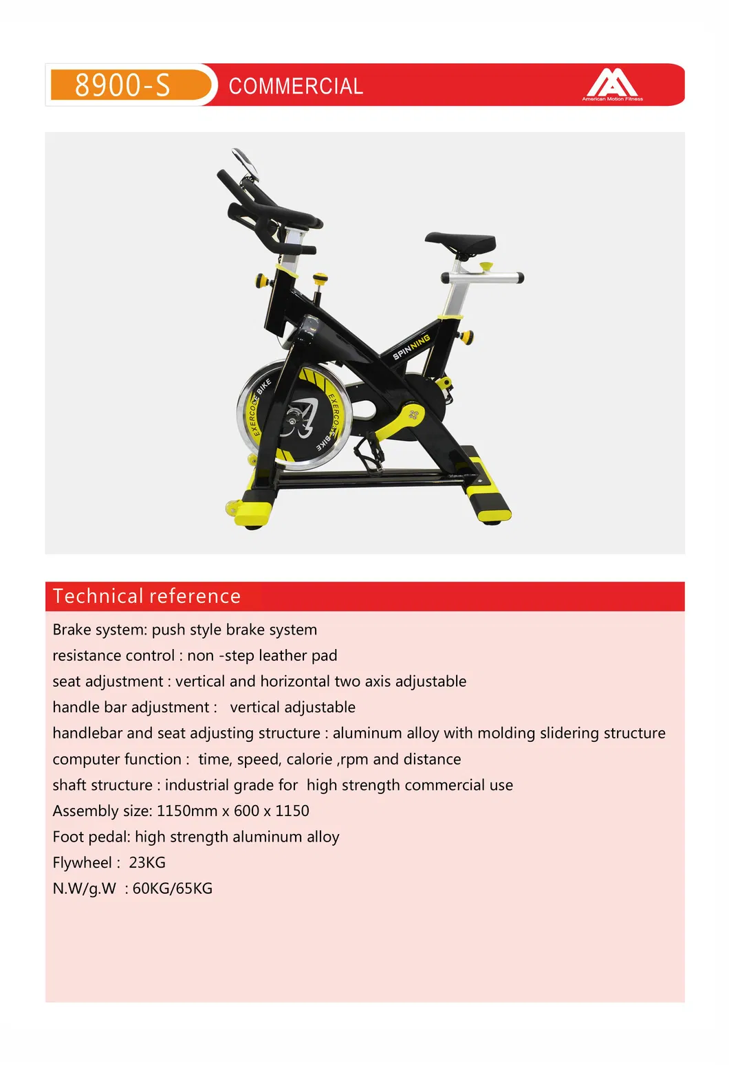 8900s CE Indoor Spinning Keiser M3 M3I Spin Bike Under En-957-5 Hot Sales Amazon