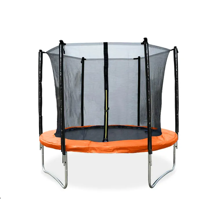 8FT Kids Gymnastic Fitness Bungee Trampoline Park with Safe Net