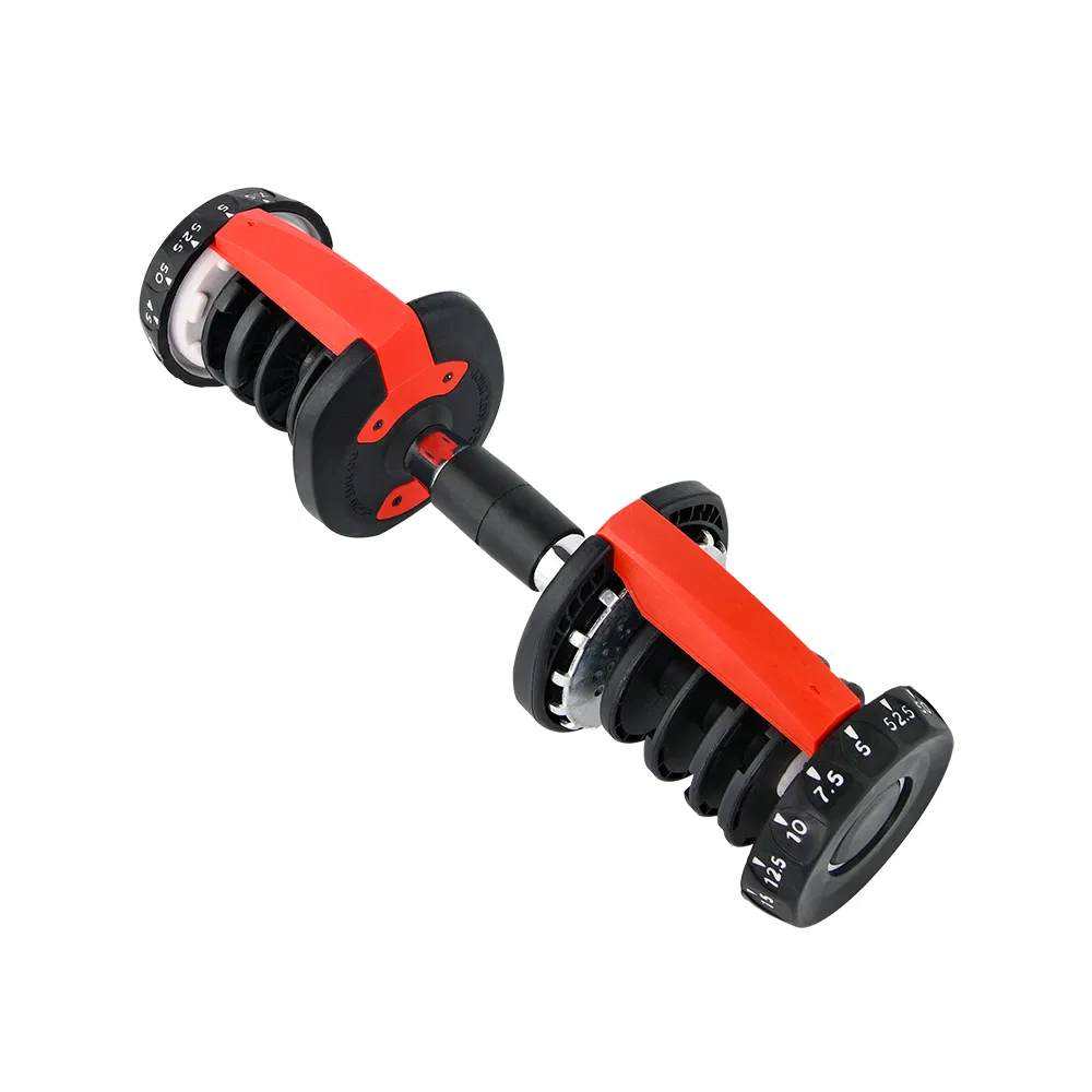 Adjustable Weight Exercise Equipment Fitness Dumbbell Sports Fast Adjustable Weight Equipment for Repetitive Home Exercise