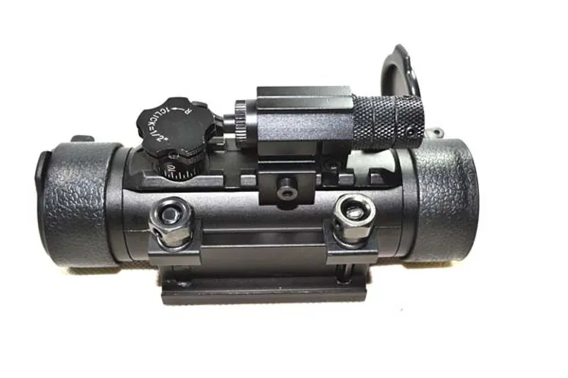 Airsoft 1X30 R&G DOT Scope Sight with Red Laser
