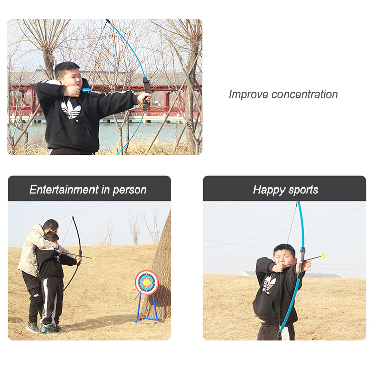 Archery 15 Lbs Left Right Hand Kids Recurve Bow Kit for Shooting Games