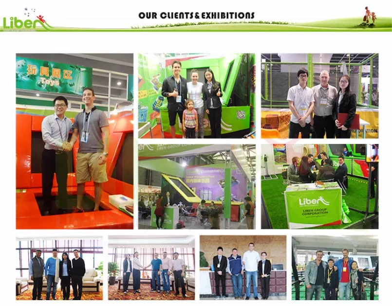 ASTM Standard Skyzone Tyoe Adult Indoor Trampoline Park