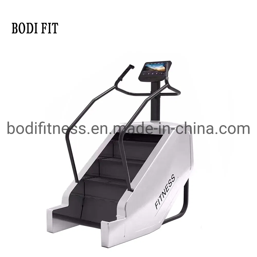 Body Building Gym Equipment Stair Mill Stepper Trainer Machine Stair Master Powered Electric Stair Climber Fitness
