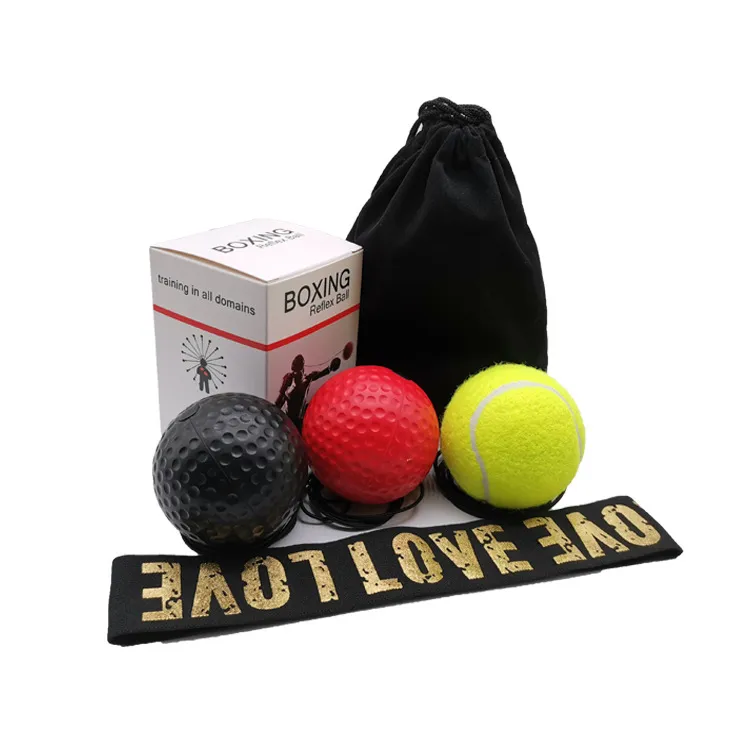 Boxing Reflex Ball, Boxing Equipment Fight Speed with Headband, Improve Hand Eye Coordination
