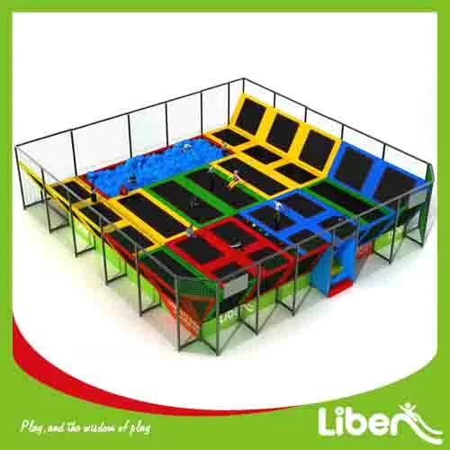 Cheap Custom Made Indoor Trampoline Courts with Foam Pit