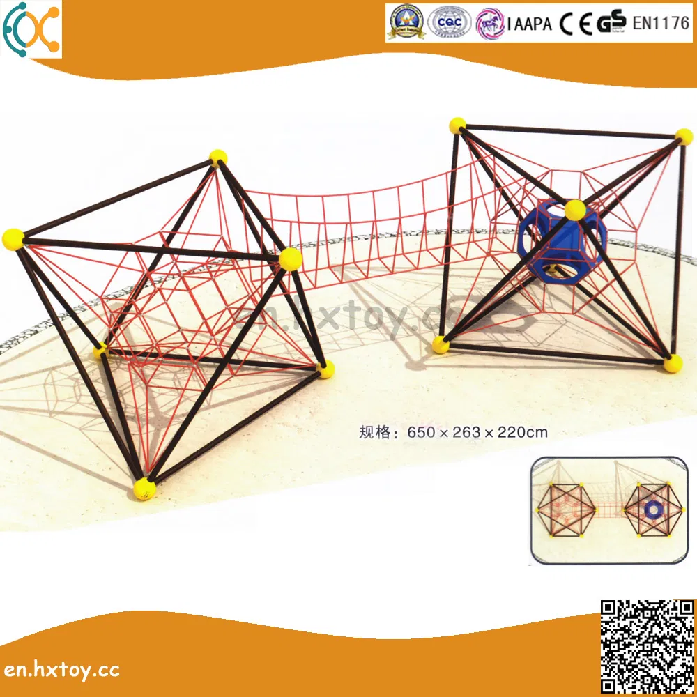Children Outdoor Metal Climbing Frame Structure
