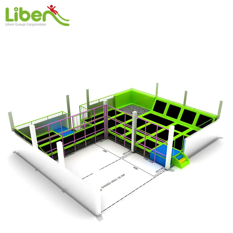 China Professional Indoor Large Trampoline Without Safety Net