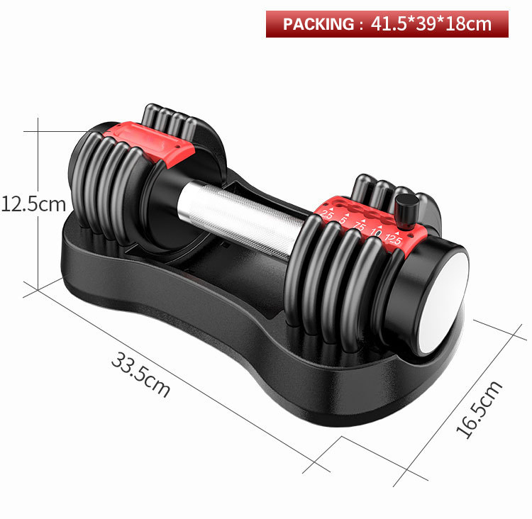 Chrome Fitness 15kg Barbell Strength Training Dumbell Sets Fitness Dumbbell Set