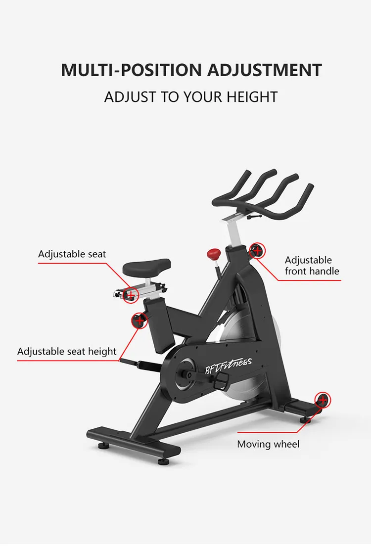 Commercial Fitness Equipment Spinning Exercise Bike for Gymnasium