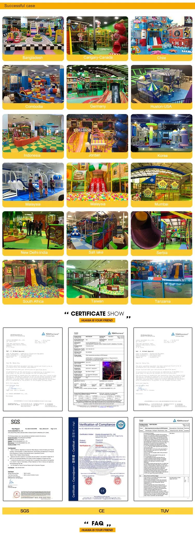 Commercial Park ASTM Trampoline Park with Foam Pit Climbing Wall