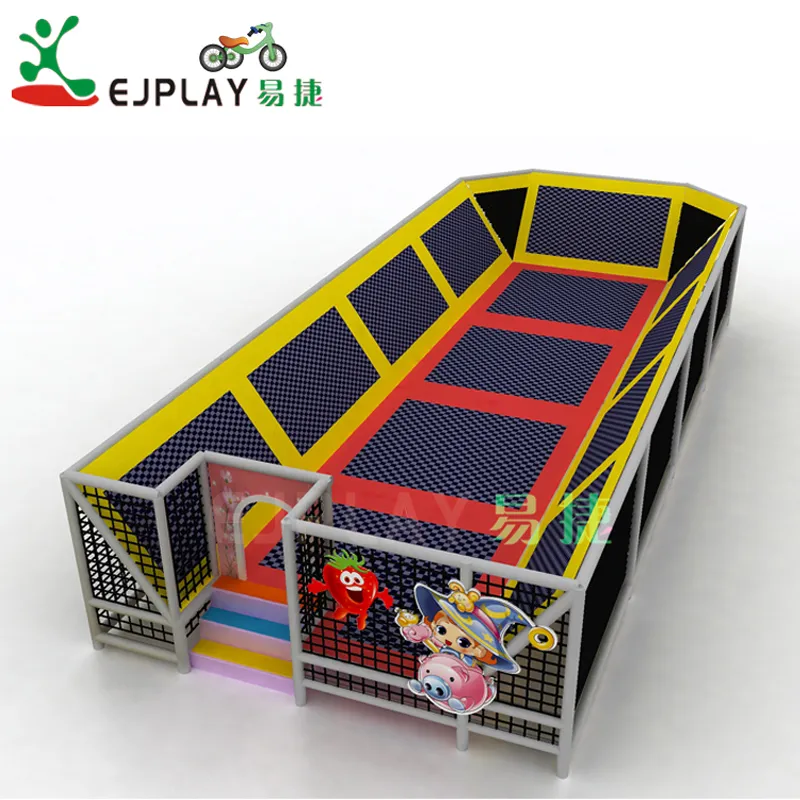 Commercial Safe Fun Entertainment Trampoline Park