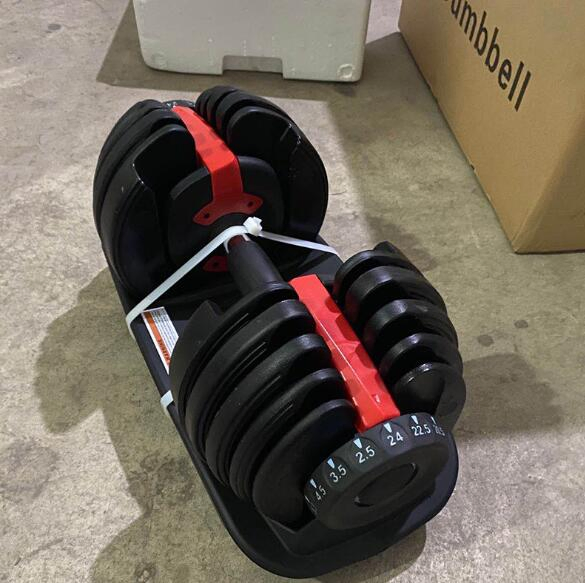 Custom Logo Adjustable Dumbbell Gym Equipment 90lbs 24 Kg 40kg Adjustable Dumbbell Set
