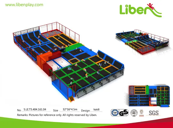 Customized Professional Trampoline Courts for Selling