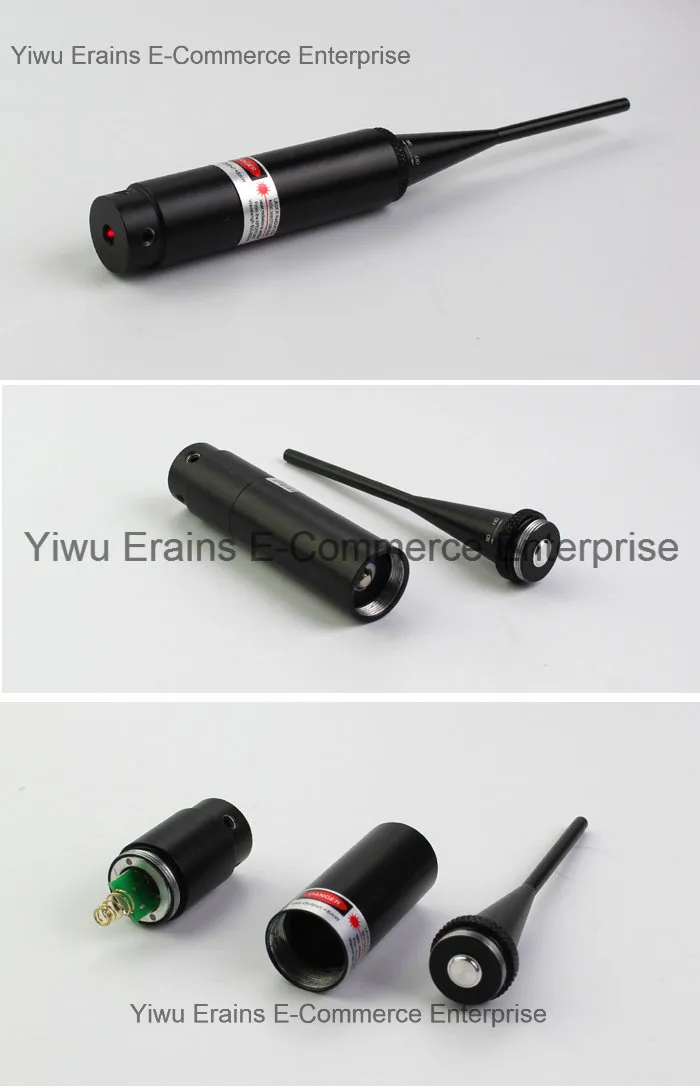 Erains Tac Optics Red Laser Bore Sighter for. 22 to. 50 Caliber Laser Boresighter Riflescope for Hunting