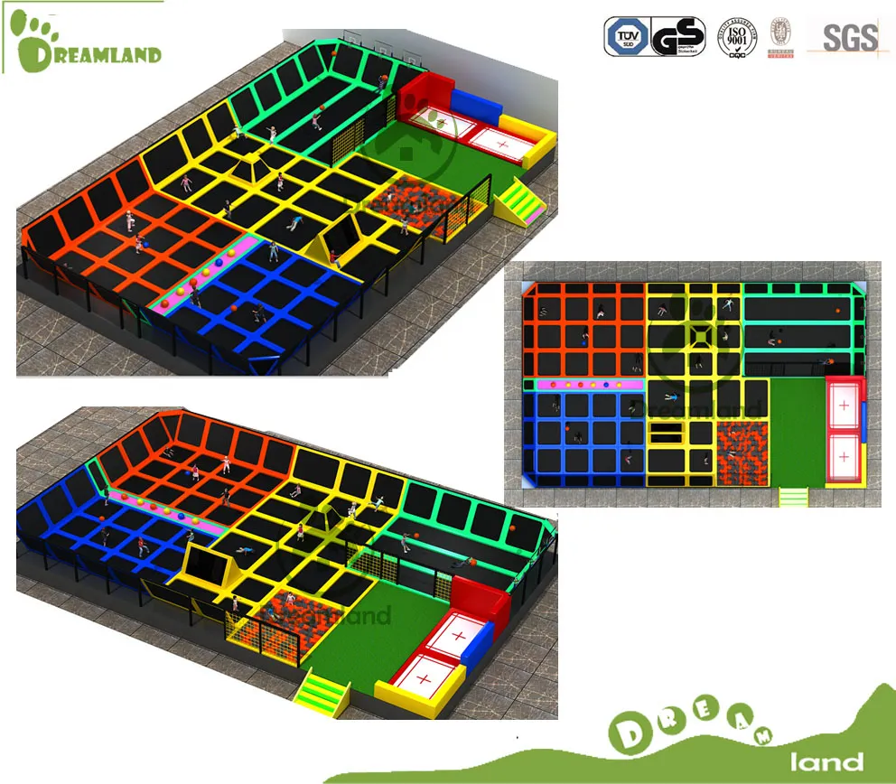 EU Standard Exercise Body Gymnastic 15FT Outdoor Trampoline