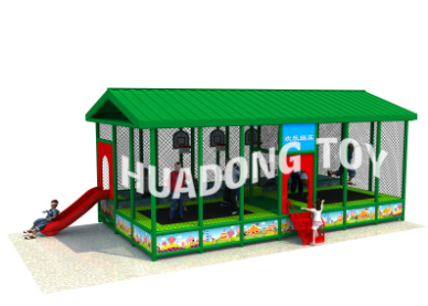Factory Customized of Kids Outdoor/Indoor Playground Slide Hot Sell Preschool Equipment Amusement Park -Trampoline