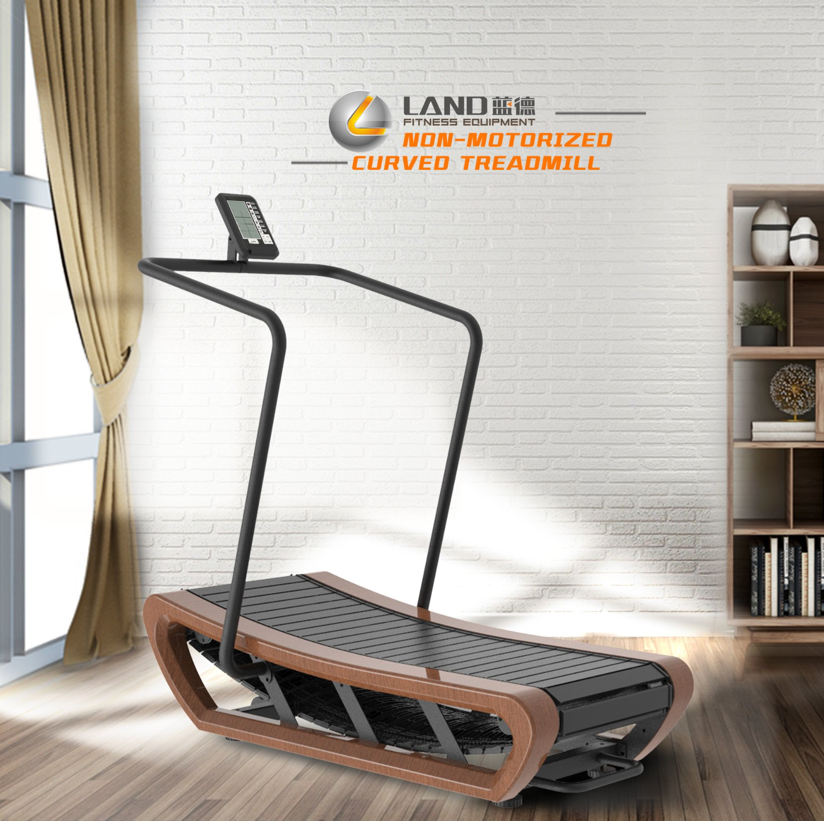 Fitness Equipment Non-Motorized Self-Powered Curve Treadmill