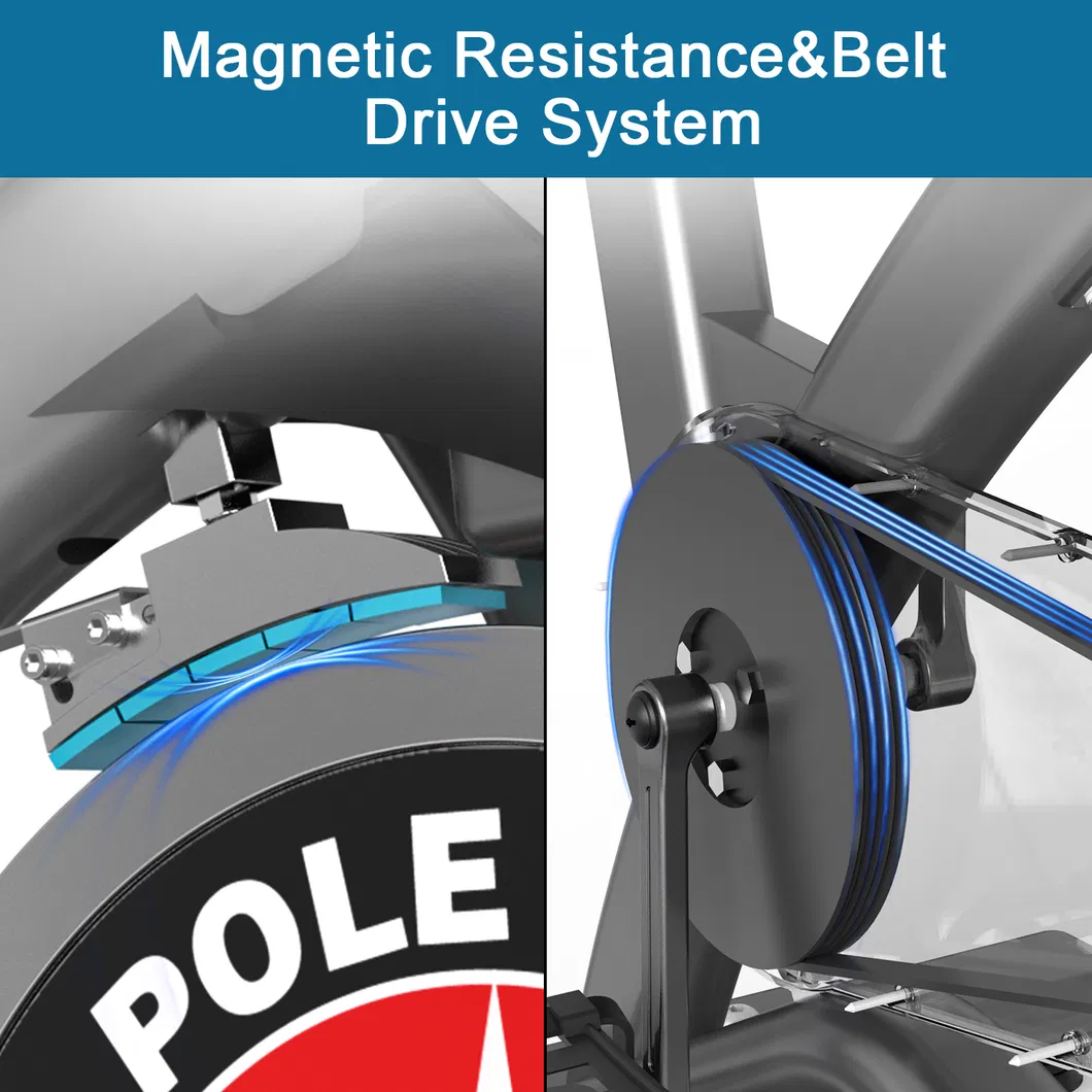 Fitness Spin Bike Magnetic Resistance Exercise Spinning Bike with Bluetooth