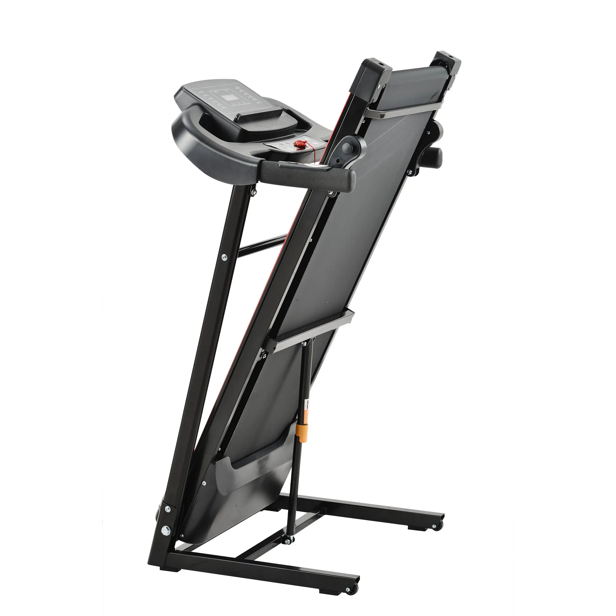 Folding Electric Treadmills Walking Jogging Exercise Machine for Small Space, LCD Display 12 Speed Levers
