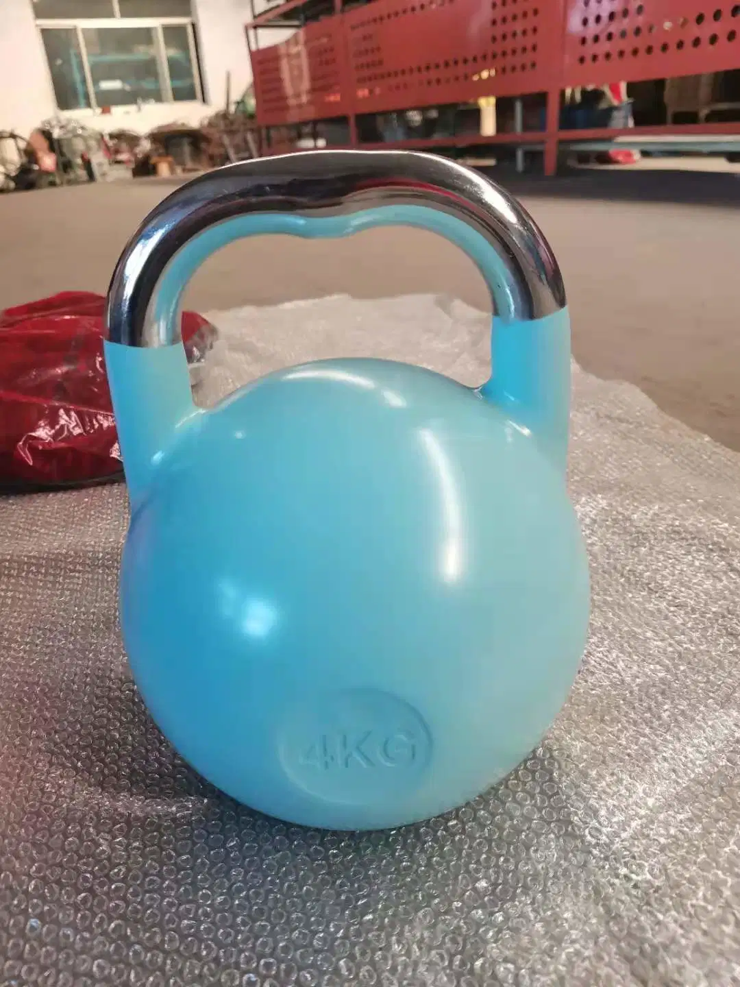 Gym Accessories Carbon Steel Kettle Bell Competition Kettlebell with 4kg /6kg/8kg/10kg/12kg/16kg/20kg/24kg/28kg/32kg Dumbell