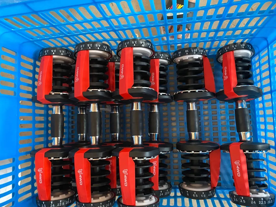 Gym Equipment Hot Selling 52lbs/90lbs Adjustable Dumbbell Set for Bodybuilding Fitness