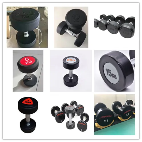 Gym Equipment Power Weight Lifting PU Dumbbell Osf-010