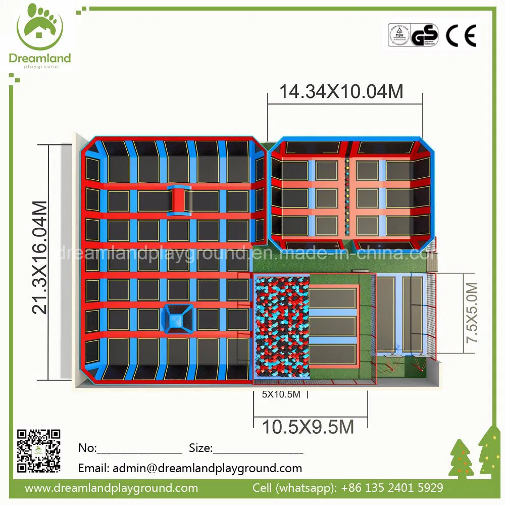 High Performance Trampoline Beds, Dodgeball/Basketball Trampoline Courts