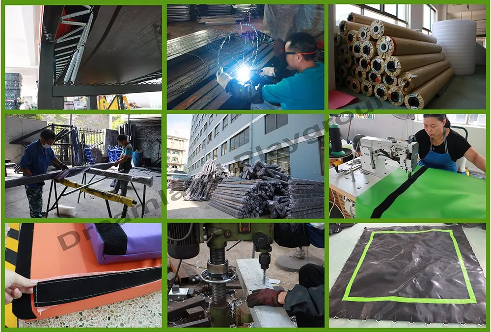 High Performance Trampoline Beds, Dodgeball/Basketball Trampoline Courts