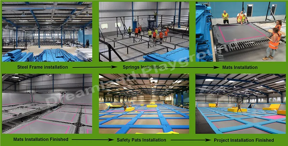 High Performance Trampoline Beds, Dodgeball/Basketball Trampoline Courts