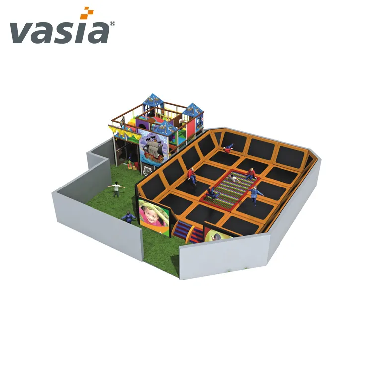 Hot Sale Soft Ocean Ball Pool Jumping Indoor Trampoline