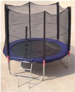 Huadong Kids Round Trampoline Indoor or Outdoor, Kids Trampoline Park Outdoor