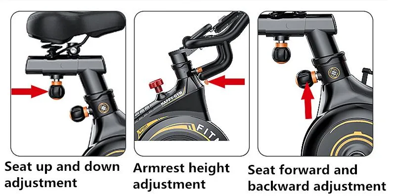 Indoor Exercise Spinning Bike 2021 New Professional Custom Logo Exercise Magnetic Indoor Spin Cycling Bike with Screen