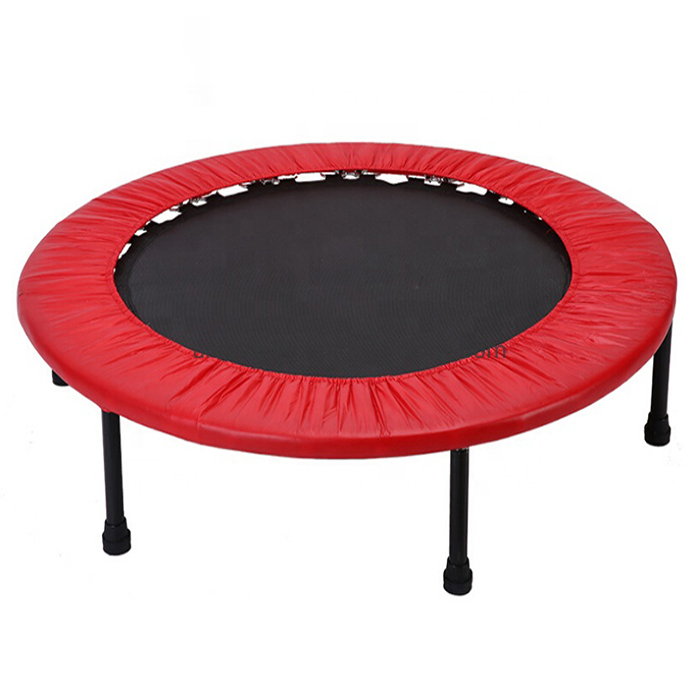 Indoor Foldable 38, 40 Inches 48 Inches Workout Fitness Trampoline, Gym Rebounder/Mini Trampoline with Handlebar for Kids and Adults