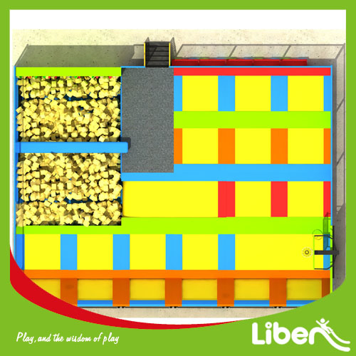 Indoor Trampoline Park for Adult Trampoline Arena