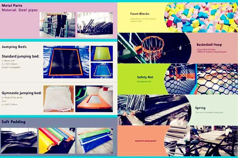 Israel Kids Funny Enjoy Jumping Trampoline Arena for Sale