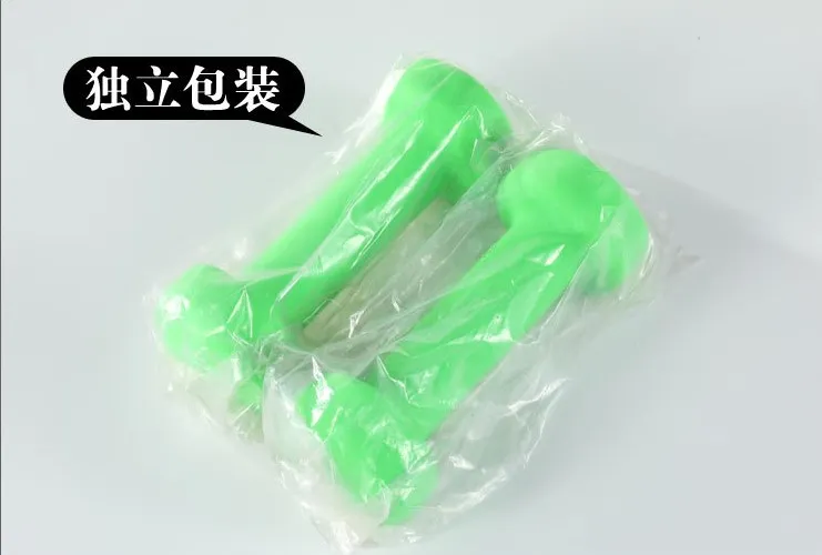 Kindergarten Morning Exercise with Sound Gymnastics Equipment Colorful Woman Use Dumbbell Kids Dumbbell Set with Rack