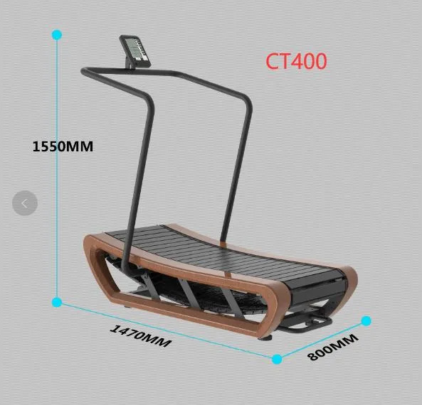 Land Best Seller Commerical Curve Treadmill for Gym and Home Use