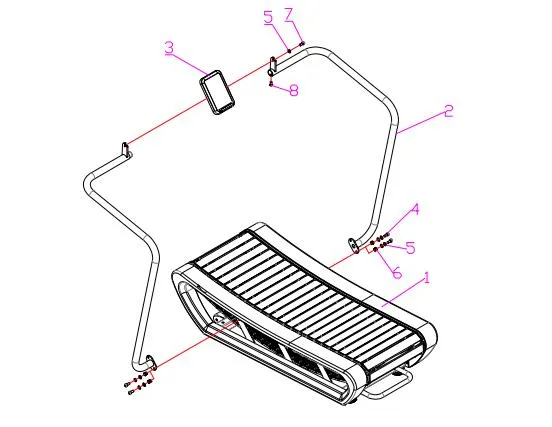 Land Fitness Wooden Treadmill for Home Use