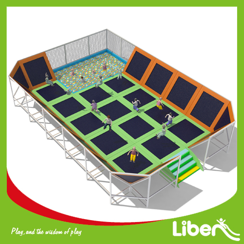 Liben Company Producer Indoor Trampoline Area with Ball Pool